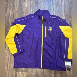 NWT Minnesota Vikings NFL windbreaker-XXL
